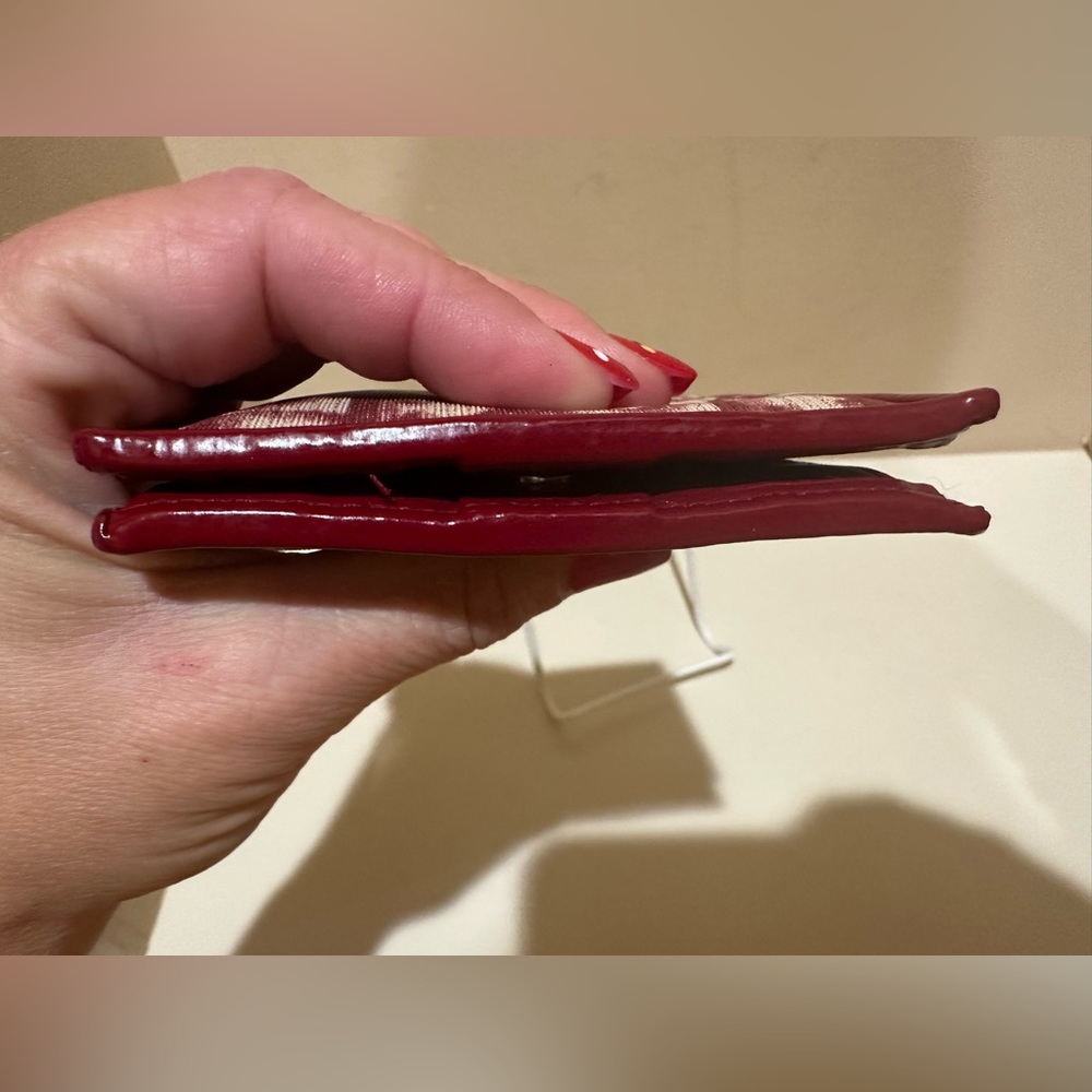 Christian Dior Bordeaux Women’s Bifold Trotter Wallet - Picture 5 of 13